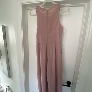 Pink evening jumpsuit